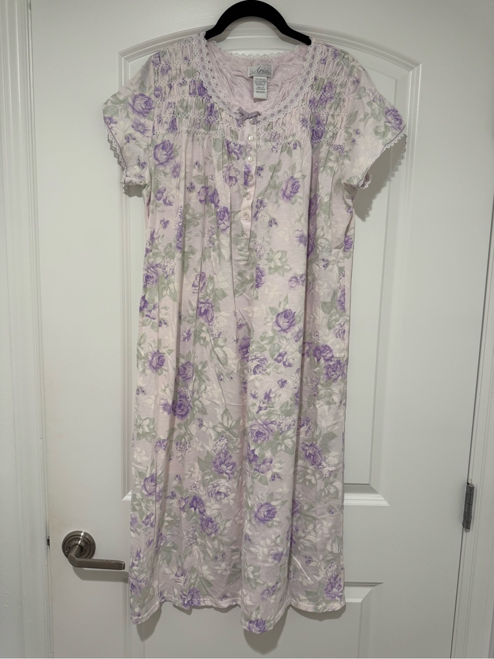 Aria floral print vintage nightgown
